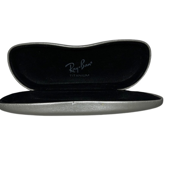 .Ray Ban Titanium Hard Eyeglass Sunglass Case Ray-Ban Series Embossed Cla… - Picture 4 of 7